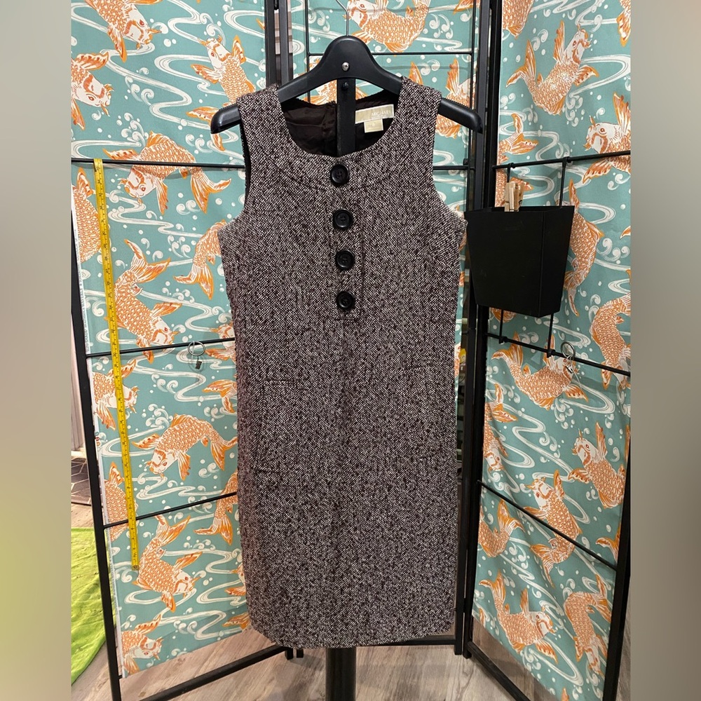 Michael Kors Sleeveless Tweed Dress